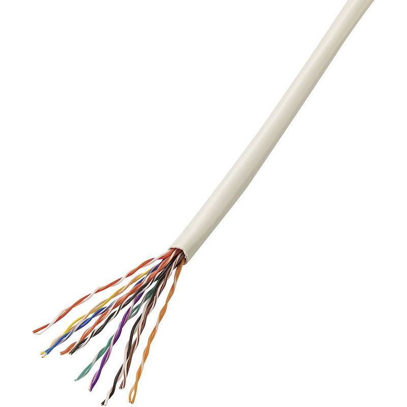 Foto van Tru components 1567184 telefoonkabel j-y(st)y 10 x 2 x 0.60 mm grijs 50 m