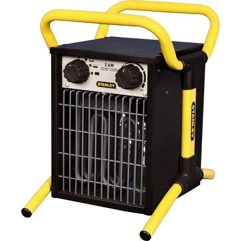 Foto van Stanley elektrische heater 2000w - 20m² - met instelbare thermostaat