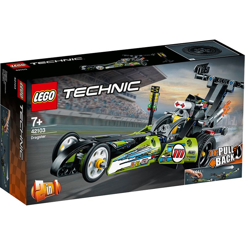 Foto van Lego technic dragster 42103