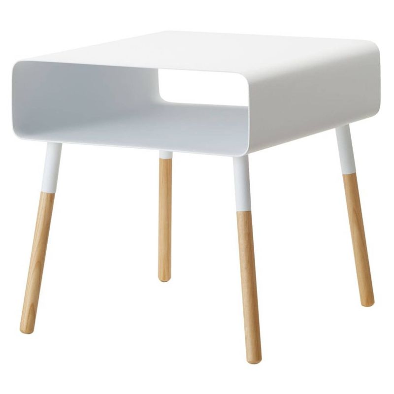 Foto van Yamazaki low side table - plain - white