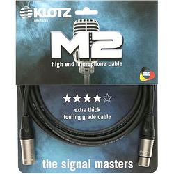 Foto van Klotz m2k1fm0200 microfoonkabel 3p xlr male - 3p xlr female 2 meter