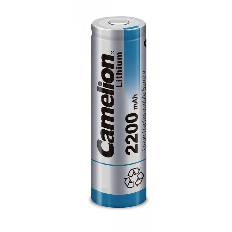 Foto van Camelion icr18650f-22 flattop li-ion 3,7v 2200mah