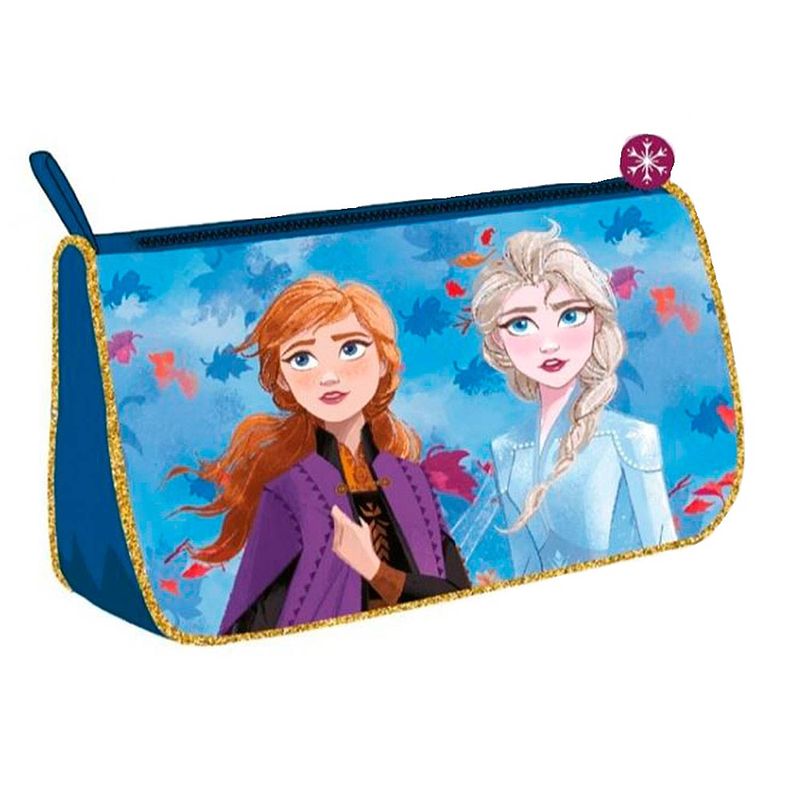 Foto van Disney etui frozen ii 20 cm polyester blauw/goud