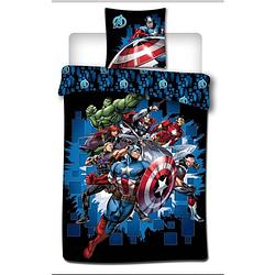 Foto van Marvel avengers dekbedovertrek, dream team - eenpersoons - 140 x 200 - polycotton