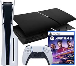 Foto van Playstation 5 slim disc edition + f1 24 + covers zwart