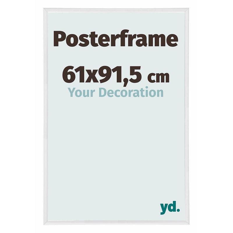 Foto van Posterlijst 61x91,5cm wit hoogglans kunststof