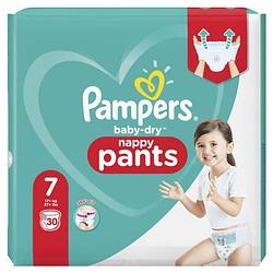 Foto van Pampers baby-dry pants luiers maat 7, 30 slipjes
