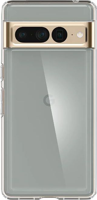 Foto van Spigen ultra hybrid google pixel 7 pro back cover transparant