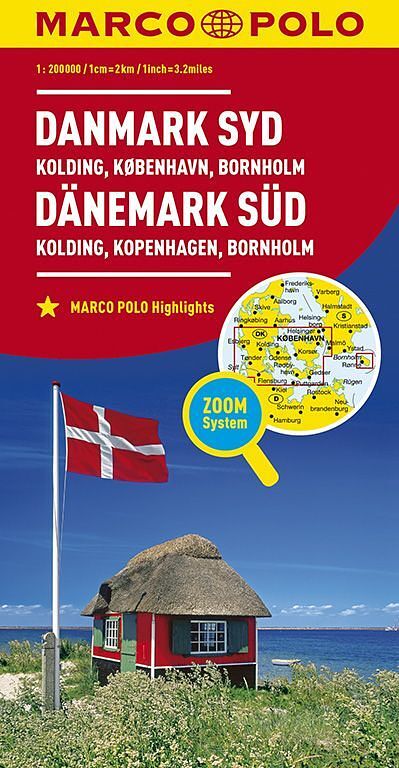 Foto van Marco polo denemarken zuid - kolding, kopenhagen, bornholm - paperback (9783829739665)