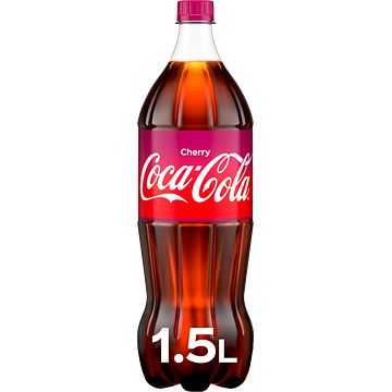 Foto van Cocacola cherry 1,5l aanbieding bij jumbo | 2e halve prijs