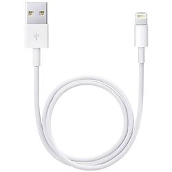 Foto van Apple apple ipad/iphone/ipod aansluitkabel [1x usb-a 2.0 stekker - 1x apple dock-stekker lightning] 0.50 m wit