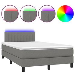 Foto van The living store boxspring - led verlichting - duurzaam materiaal - verstelbaar hoofdbord - pocketvering matras -