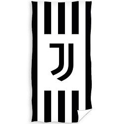 Foto van Juventus strandlaken stripe - 70 x 140 cm - katoen
