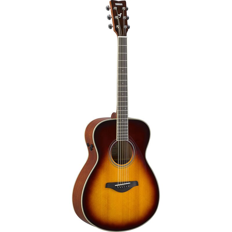 Foto van Yamaha fs-ta transacoustic brown sunburst elektrisch-akoestisch