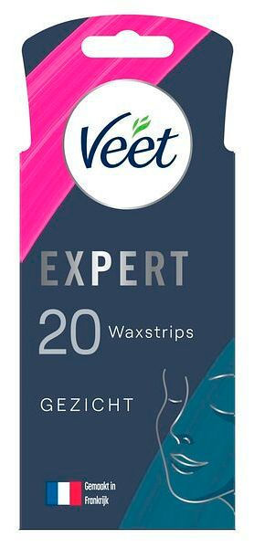 Foto van Veet waxstrips expert gezicht - gevoelige huid