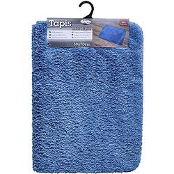 Foto van Gebor - mooie anti slip badkamermat - micro vezel - badmat/douchemat - turquoise - 50x70cm - antislip vloerkleed