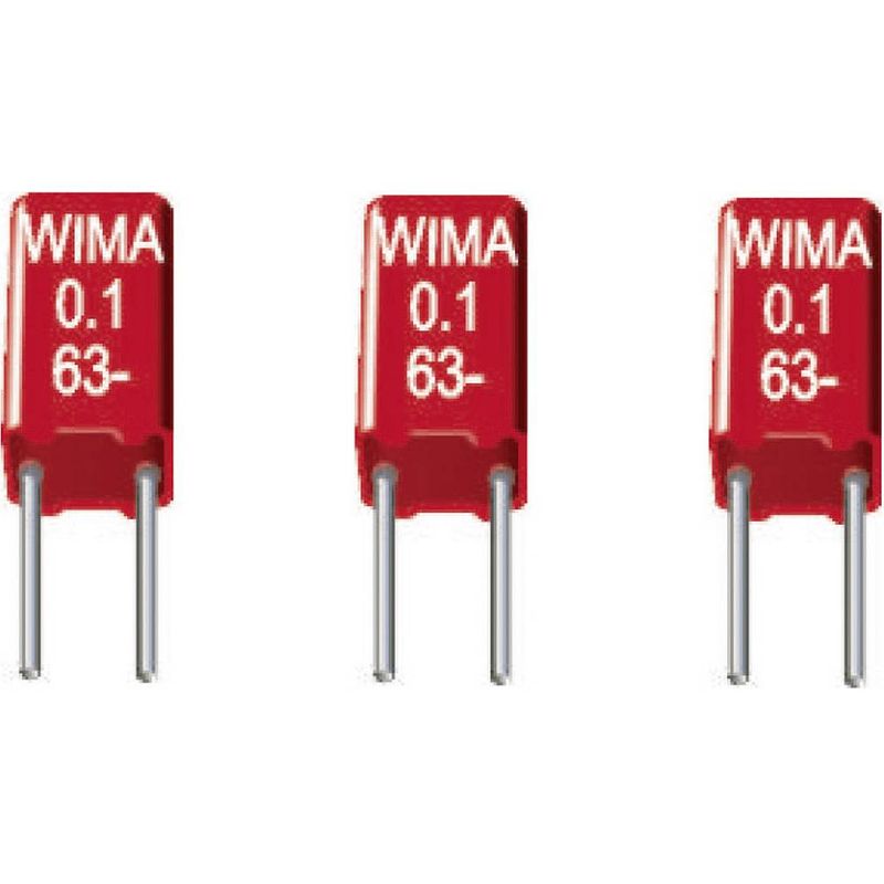 Foto van Wima mks 02 0,033uf 10% 63v rm2,5 1 stuk(s) mks-foliecondensator radiaal bedraad 0.033 µf 63 v/dc 10 % 2.5 mm (l x b x h) 4.6 x 2.5 x 7 mm