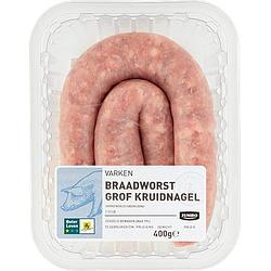 Foto van Jumbo grove braadworst kruidnagel varken 400g