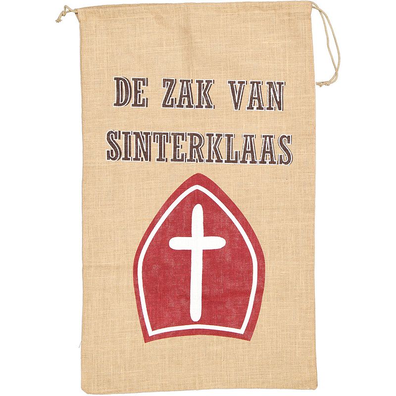 Foto van Sinterklaas zak jute