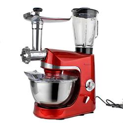 Foto van Turbotronic tt-007 foodprocessor / keukenmachine 2000w 5l - rood