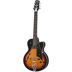 Foto van Vox giulietta vga-3d semi-akoestische gitaar met modelling sunburst