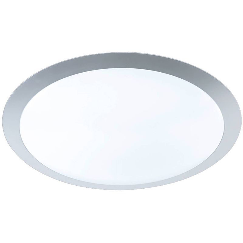 Foto van Led plafondlamp - plafondverlichting - trion ginzon - 25w - warm wit 3000k - dimbaar - rond - mat titaan - kunststof