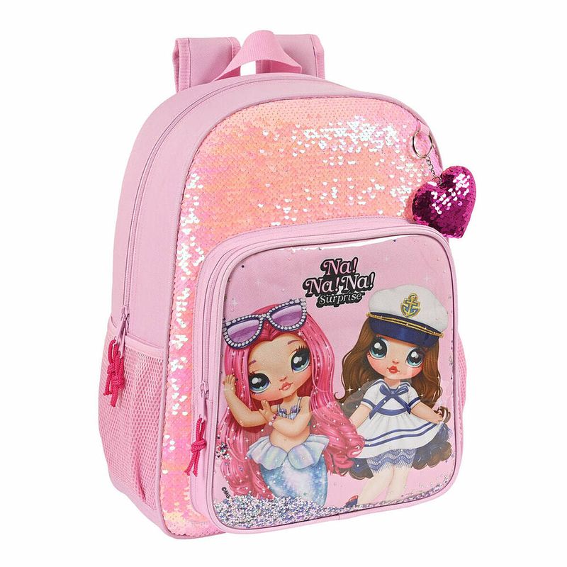 Foto van Schoolrugzak na!na!na! surprise sparkles roze (33 x 42 x 14 cm)