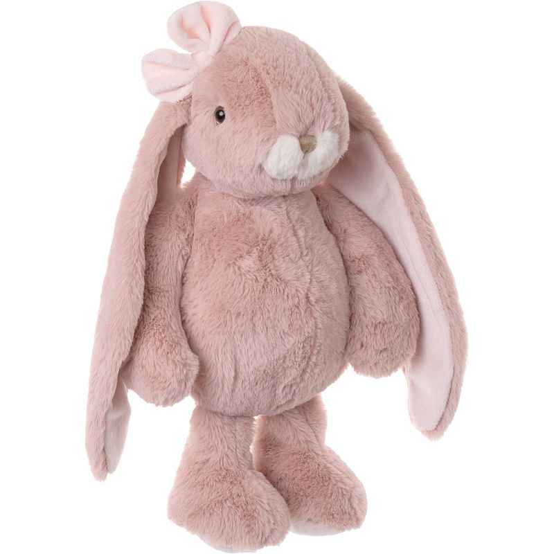 Foto van Bukowski pluche konijn knuffeldier - oud roze - staand - 40 cm - knuffel huisdieren