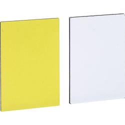 Foto van Schneider electric zby5102 markeringsplaatje (l x b) 27 mm x 18 mm ohne wit, geel 1 stuk(s)