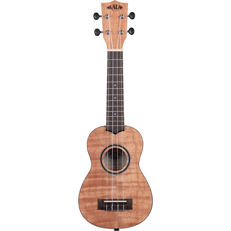 Foto van Kala exotic mahogany sopraan ukelele met hoes