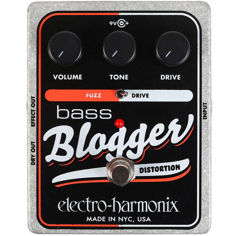 Foto van Electro harmonix bass blogger overdrive distortion effectpedaal