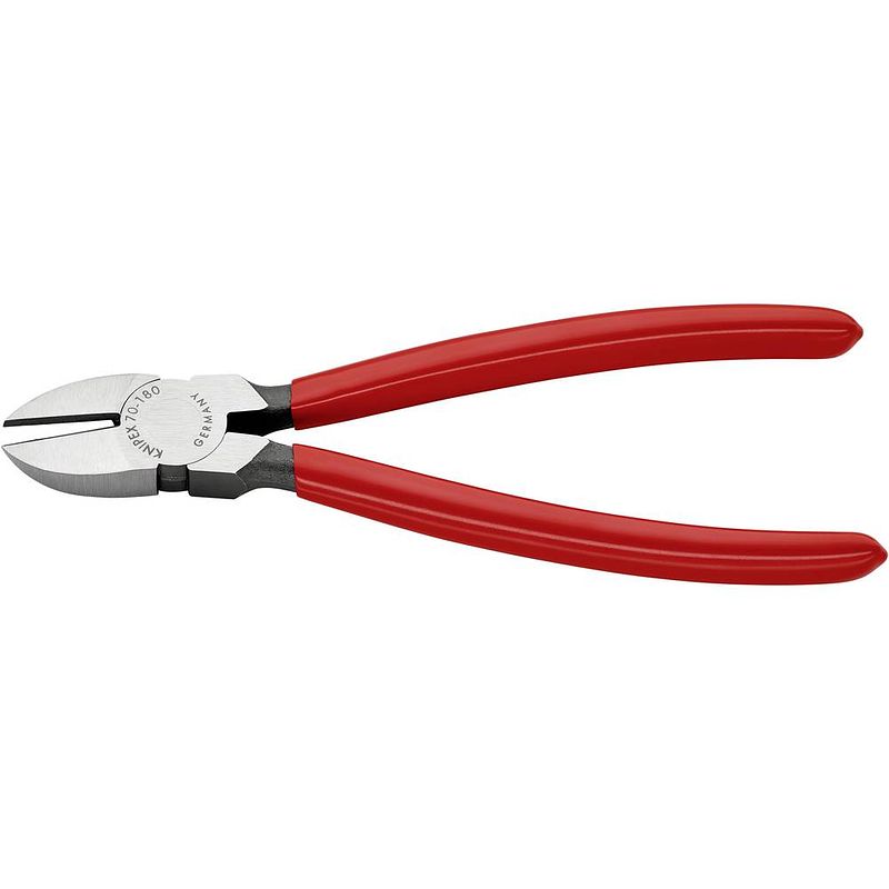 Foto van Knipex 70 01 180 werkplaats zijkniptang met facet 180 mm