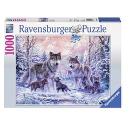 Foto van Ravensburger puzzel arctische wolven - 1000 stukjes