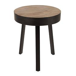 Foto van Moos - side table suri round - bruin