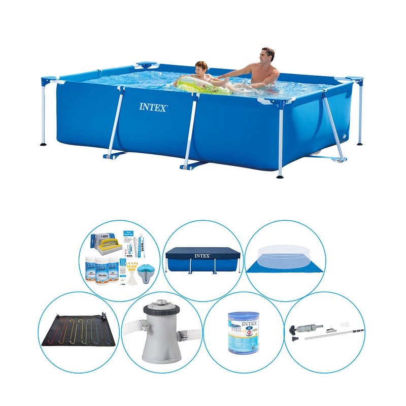 Foto van Intex frame pool rechthoekig 260x160x65 cm - zwembad deal