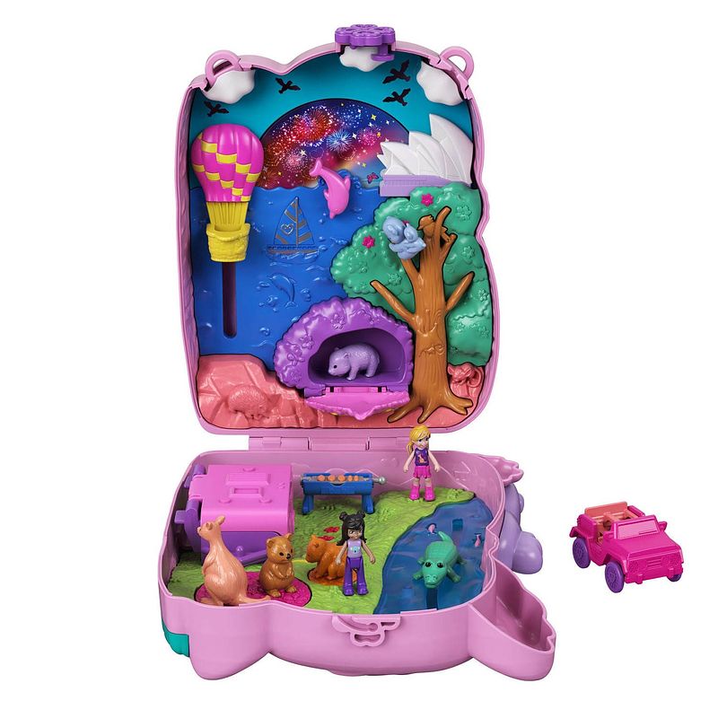 Foto van Mattel - polly pocket large wearable compact - koala tasje