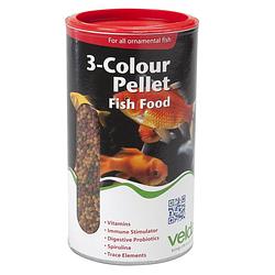 Foto van Velda - 5 stuks 3-colour pellet food 470 g-1250 ml