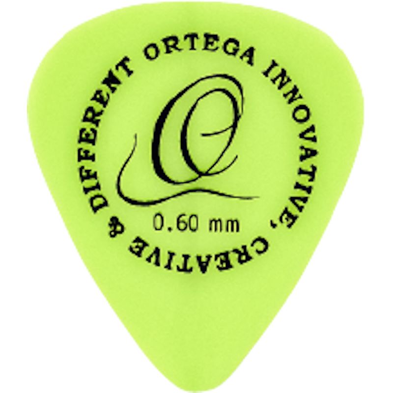 Foto van Ortega s-tech ogpst12-060 plectrum set 12 stuks