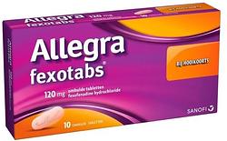Foto van Allegra fexotabs 120mg tabletten