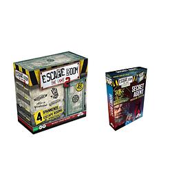 Foto van Spellenbundel - escape room - 2 stuks - the game basisspel 2 & uitbreiding secret agent