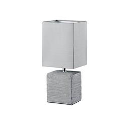 Foto van Moderne tafellamp ping - kunststof - grijs