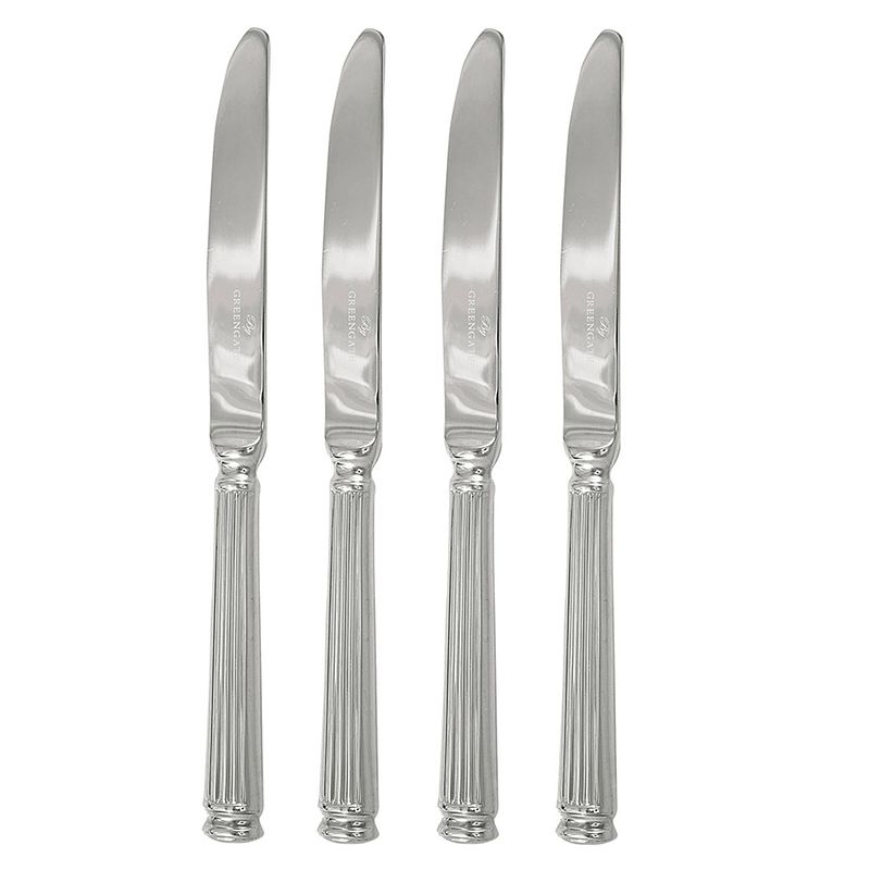 Foto van Greengate dessert mes zilver (set van 4 stuks) - l 19cm