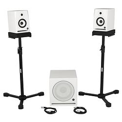 Foto van Devine rx-5a white set + sub studiomonitoren