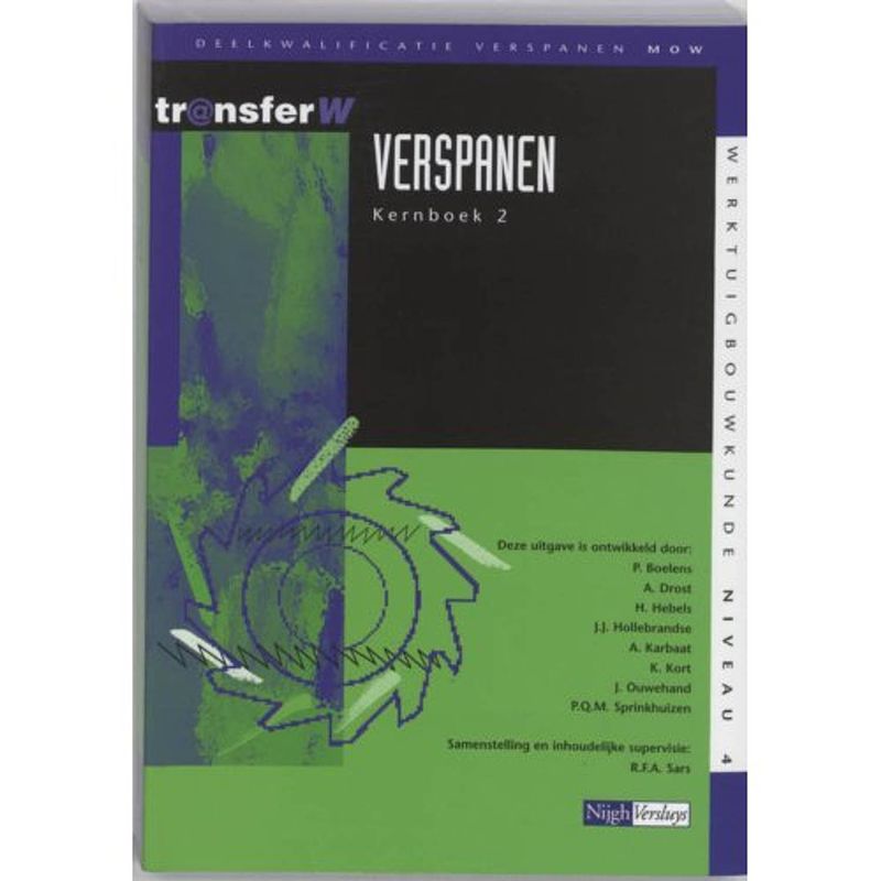 Foto van Verspanen / 2 / tekstboek - transferw