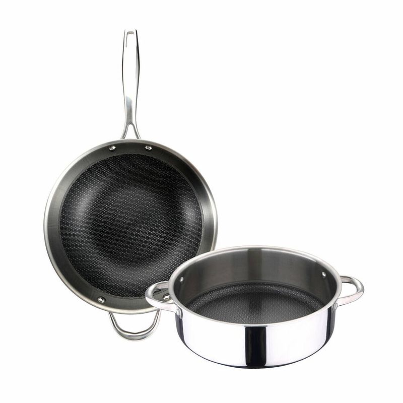 Foto van Pannenset masterpro cookware hi-tech 3 aluminium (2 pcs)