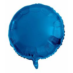 Foto van Folat folieballon rond 45 cm blauw