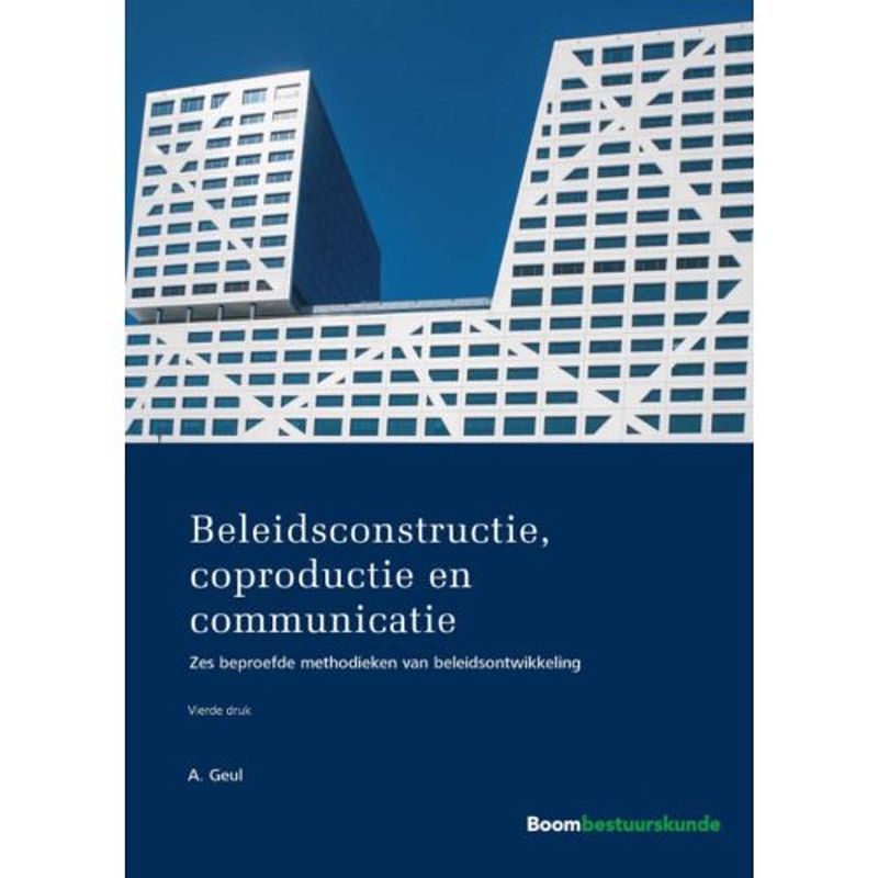 Foto van Beleidsconstructie, coproductie en communicatie