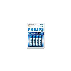 Foto van Philips batterij penlite lr06 extremelife 1.5v aa per 4 stuks