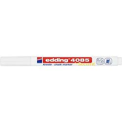 Foto van Edding e-4085 4-4085049 krijtmarker wit 1 mm, 2 mm 1 stuks/pack