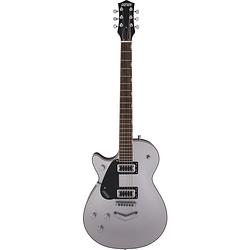 Foto van Gretsch g5230lh electromatic jet ft airline silver linkshandige gitaar